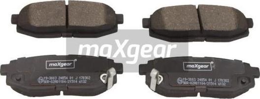 Maxgear 19-3003 - Bremžu uzliku kompl., Disku bremzes adetalas.lv