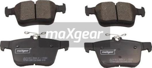 Maxgear 19-3012 - Bremžu uzliku kompl., Disku bremzes adetalas.lv