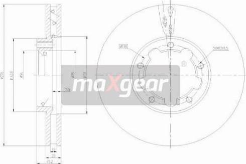 Maxgear 19-3337 - Bremžu diski adetalas.lv