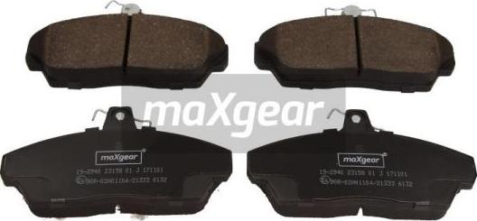 Maxgear 19-2940 - Bremžu uzliku kompl., Disku bremzes adetalas.lv