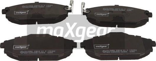 Maxgear 19-2958 - Bremžu uzliku kompl., Disku bremzes adetalas.lv