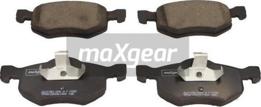 Maxgear 19-2963 - Bremžu uzliku kompl., Disku bremzes adetalas.lv