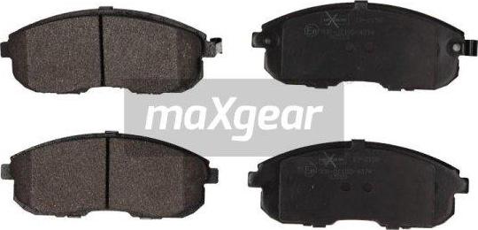 Maxgear 19-2158 - Bremžu uzliku kompl., Disku bremzes adetalas.lv