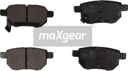 Maxgear 19-2161 - Bremžu uzliku kompl., Disku bremzes adetalas.lv