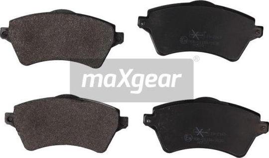 Maxgear 19-2163 - Bremžu uzliku kompl., Disku bremzes adetalas.lv