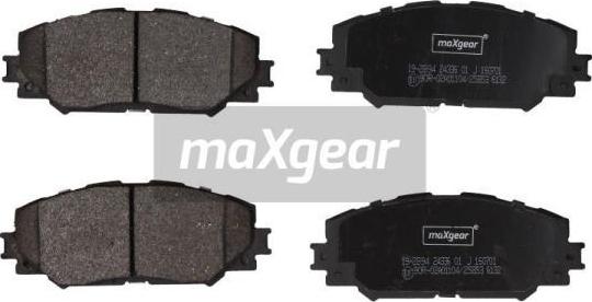 Maxgear 19-2894 - Bremžu uzliku kompl., Disku bremzes adetalas.lv