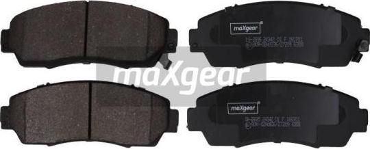 Maxgear 19-2895 - Bremžu uzliku kompl., Disku bremzes adetalas.lv