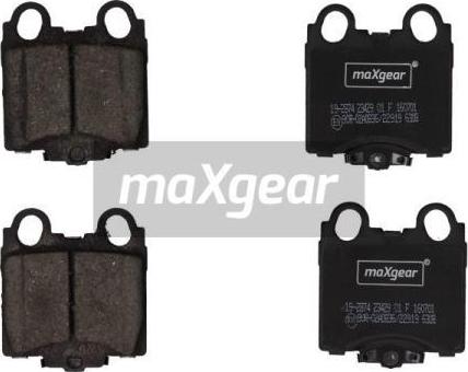 Maxgear 19-2874 - Bremžu uzliku kompl., Disku bremzes adetalas.lv