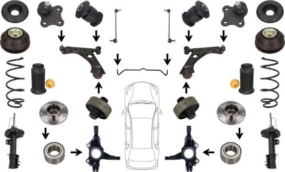 Maxgear MAX06 - Riteņa piekare adetalas.lv