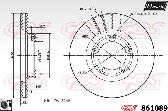 Maxtech 857149 - Bremžu diski adetalas.lv