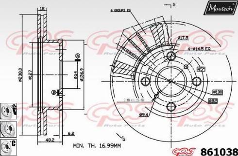 Maxtech 861038.6880 - Bremžu diski adetalas.lv