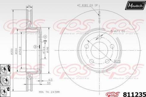 Maxtech 811235.6980 - Bremžu diski adetalas.lv