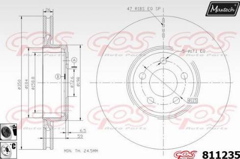 Maxtech 811235.6060 - Bremžu diski adetalas.lv