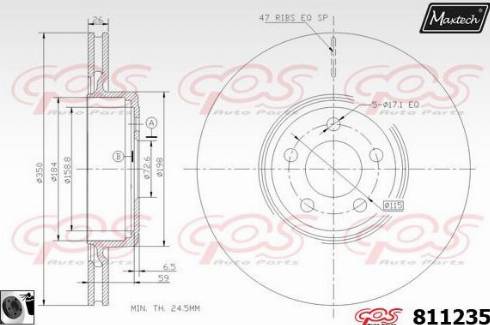 Maxtech 811235.0060 - Bremžu diski adetalas.lv