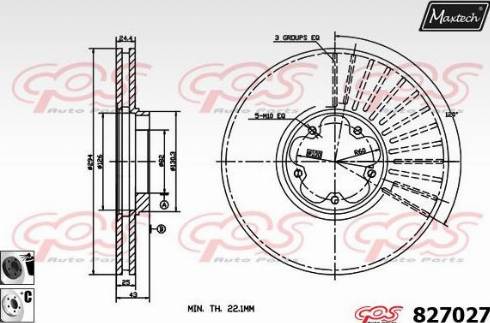 Maxtech 827027.6060 - Bremžu diski adetalas.lv