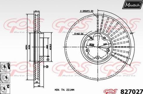 Maxtech 827027.6880 - Bremžu diski adetalas.lv