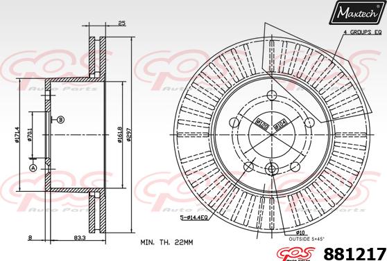 Maxtech 875603 - Bremžu diski adetalas.lv