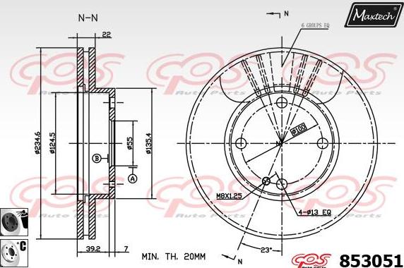 Maxtech 875624 - Bremžu diski adetalas.lv