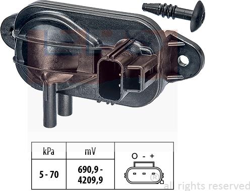 MDR EPS-1993 268 - Devējs, Izplūdes gāzu spiediens adetalas.lv