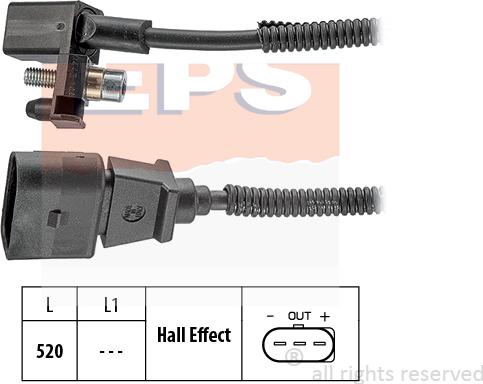 MDR EPS-1953 443 - Impulsu devējs, Kloķvārpsta adetalas.lv