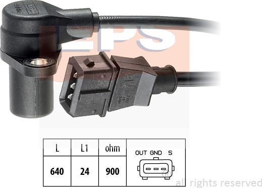 MDR EPS-1953 075 - Impulsu devējs, Kloķvārpsta adetalas.lv