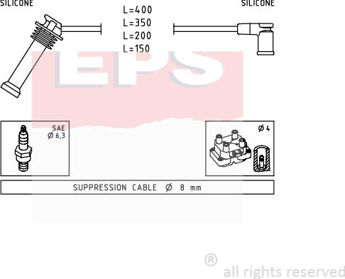 MDR EPS-1499 242 - Augstsprieguma vadu komplekts adetalas.lv