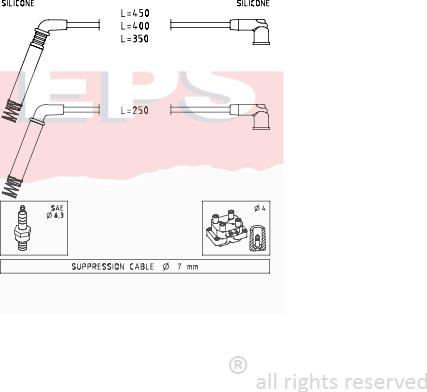 MDR EPS-1499 208 - Augstsprieguma vadu komplekts adetalas.lv