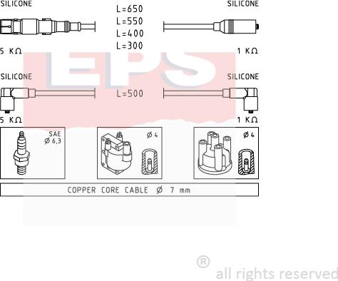 MDR EPS-1501 937 - Augstsprieguma vadu komplekts adetalas.lv