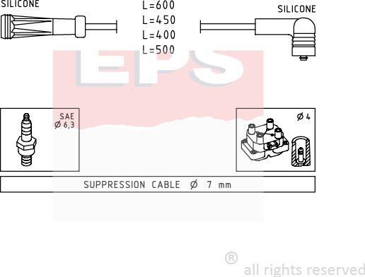 MDR EPS-1501 447 - Augstsprieguma vadu komplekts adetalas.lv