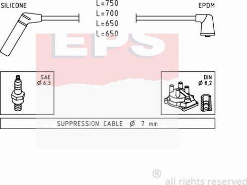 MDR EPS-1501 420 - Augstsprieguma vadu komplekts adetalas.lv