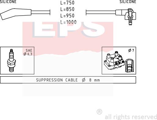 MDR EPS-1501 639 - Augstsprieguma vadu komplekts adetalas.lv