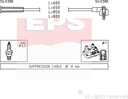 MDR EPS-1501 007 - Augstsprieguma vadu komplekts adetalas.lv