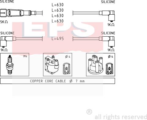 MDR EPS-1501 364 - Augstsprieguma vadu komplekts adetalas.lv