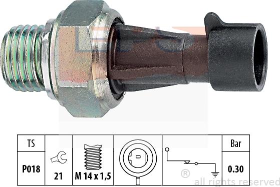 MDR EPS-1800 096 - Devējs, Eļļas spiediens adetalas.lv