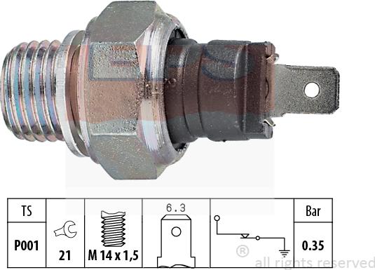 MDR EPS-1800 006 - Devējs, Eļļas spiediens adetalas.lv