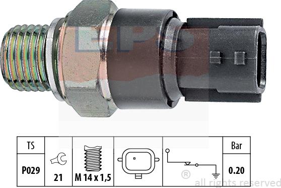 MDR EPS-1800 189 - Devējs, Eļļas spiediens adetalas.lv