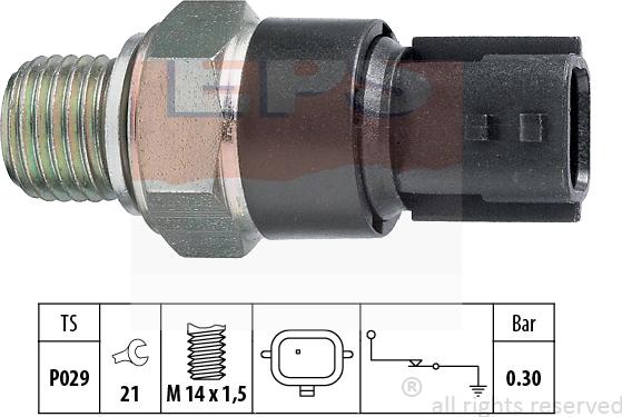 MDR EPS-1800 181 - Devējs, Eļļas spiediens adetalas.lv