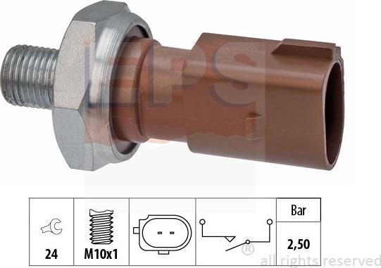 MDR EPS-1800 205 - Devējs, Eļļas spiediens adetalas.lv