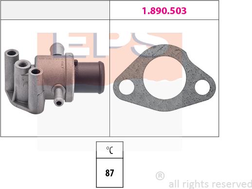 MDR EPS-1880 109 - Termostats, Dzesēšanas šķidrums adetalas.lv