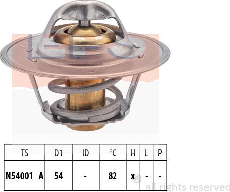 MDR EPS-1880 273 - Termostats, Dzesēšanas šķidrums adetalas.lv