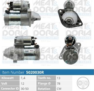 Meat & Doria 5020030R - Starteris adetalas.lv