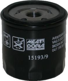 Meat & Doria 15193/9 - Eļļas filtrs adetalas.lv