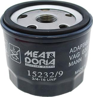 Meat & Doria 15232/9 - Eļļas filtrs adetalas.lv