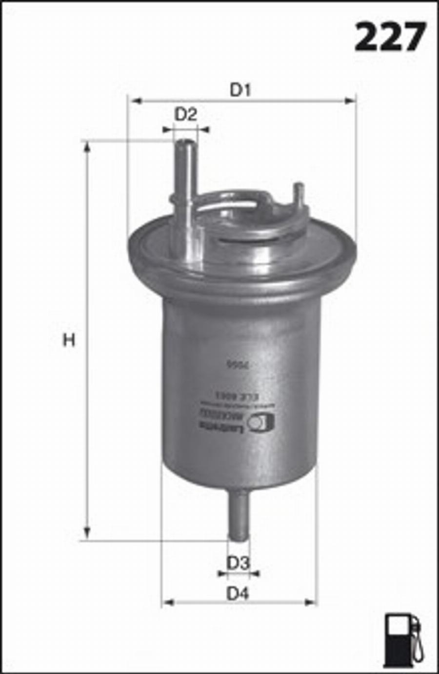 Mecafilter E17 - Degvielas filtrs adetalas.lv