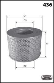 Mecafilter EL3553 - Gaisa filtrs adetalas.lv