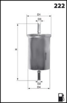 Mecafilter ELE - Degvielas filtrs adetalas.lv