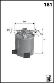 Mecafilter ELG5440 - Degvielas filtrs adetalas.lv