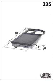 Mecafilter ELP9210 - Gaisa filtrs adetalas.lv