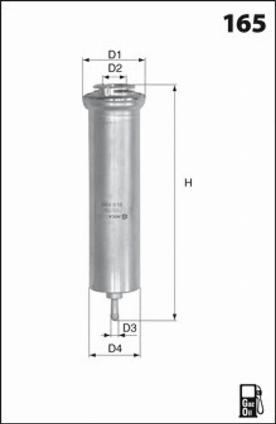 Mecafilter G71 - Degvielas filtrs adetalas.lv