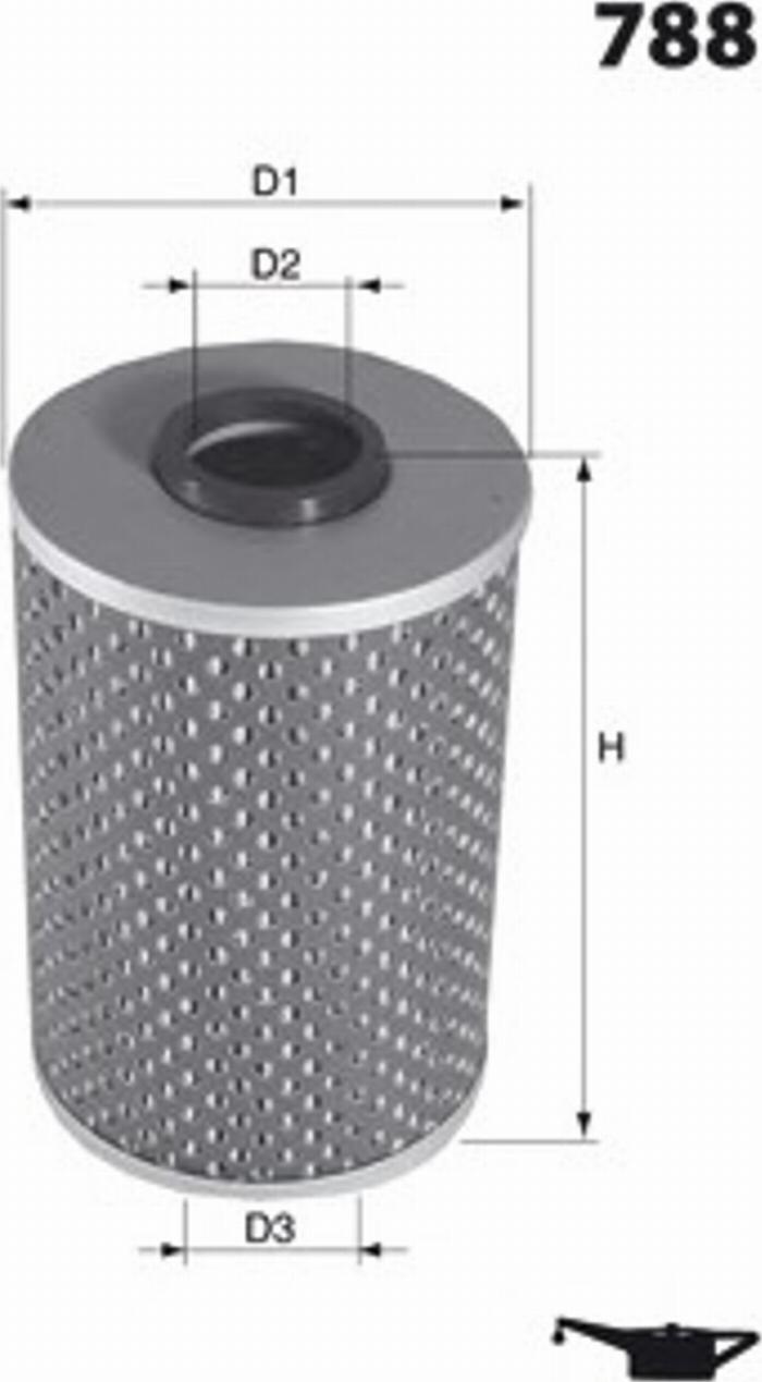 Mecafilter I23 - Eļļas filtrs adetalas.lv